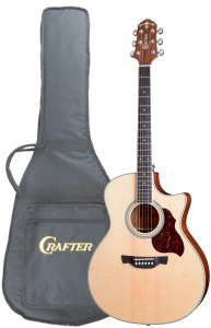 Электроакустическая гитара CRAFTER GAE-6 / N с чехлом